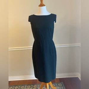 Ann Taylor Size 8 black dress cap sleeves